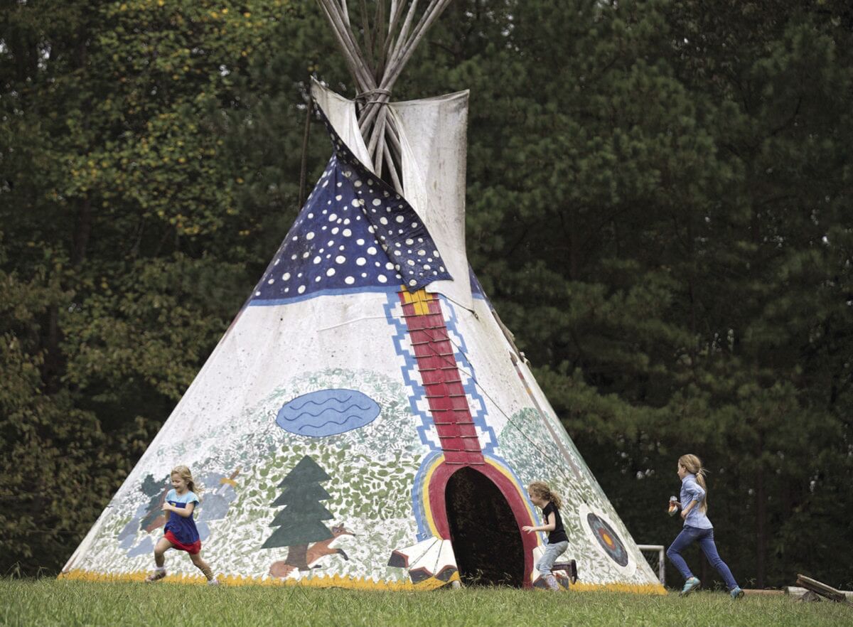High Meadows School tepee